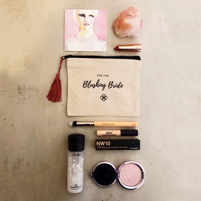 Bridal Wedding day makeup bag