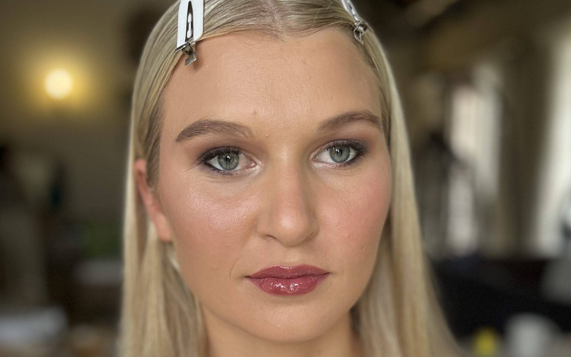 Bridal makeup blonde bride blue eyes, makeup artists North Coast, Ballito, Salt Rock, KwaZulu-Natal, South Africa, Beach weddings